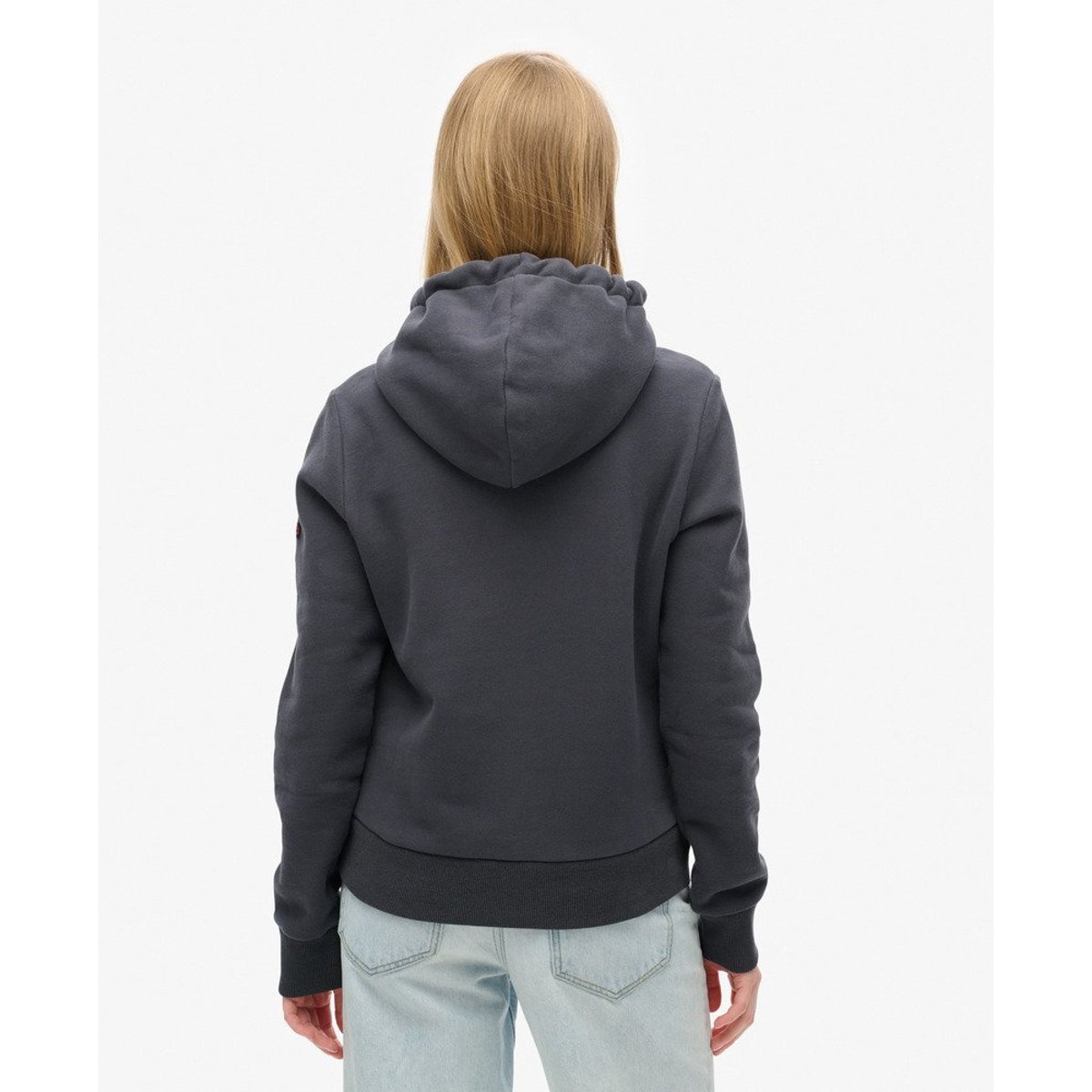 Sweat à capuche Vintage Logo Tokyo ébène, SUPERDRY