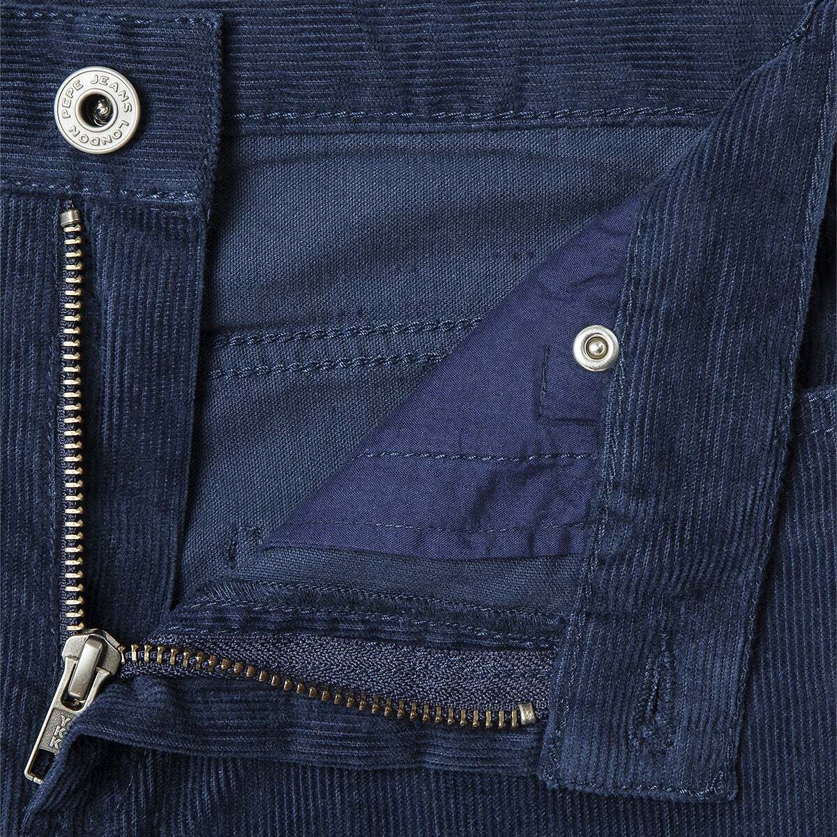 Pantalon Coupe Évasée 5 Poches bleu dulwich, PEPE JEANS