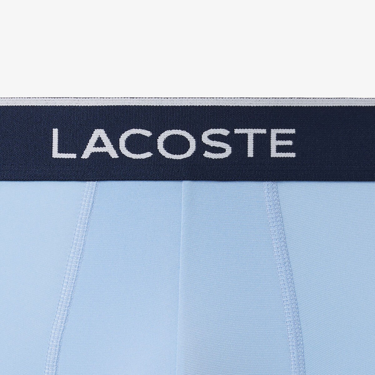Lot de 3 boxers courts microfibre bleu-2wk, LACOSTE