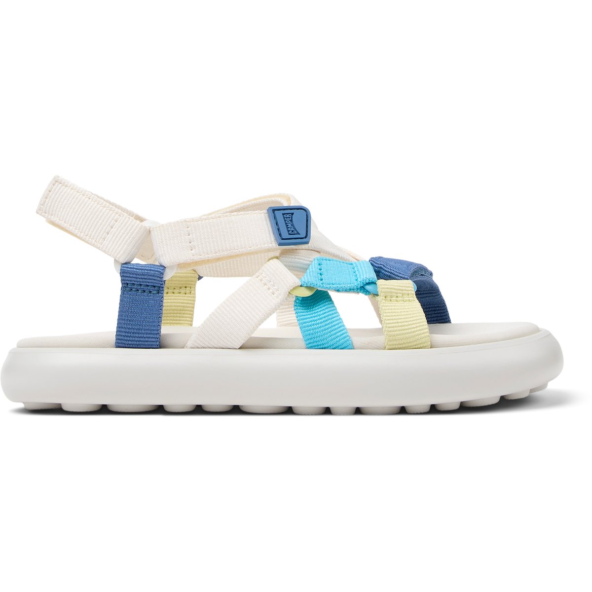 Sandales Pelotas Flota Sandal Twins blanc - bleu, CAMPER