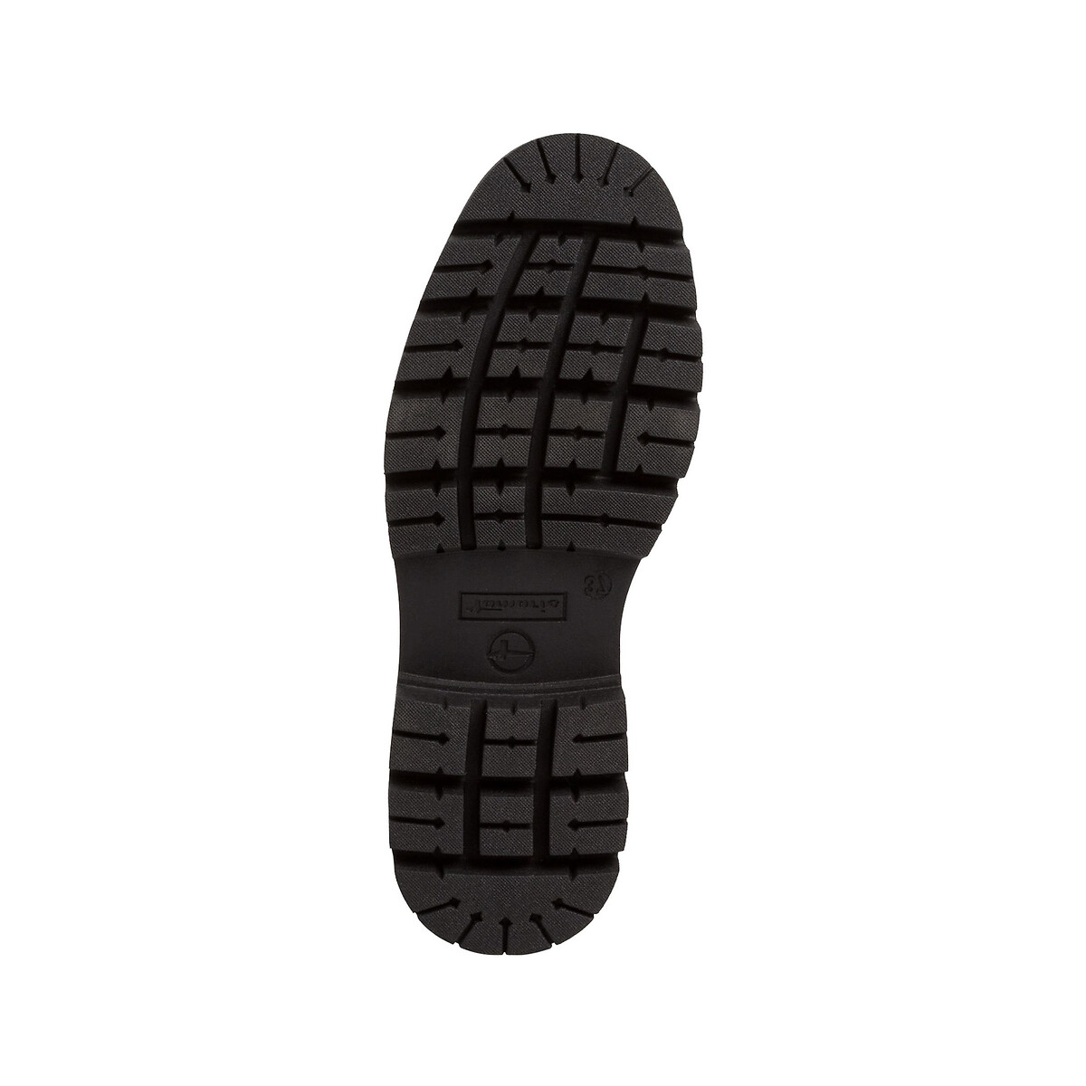 Bottines chelsea en cuir noir, TAMARIS