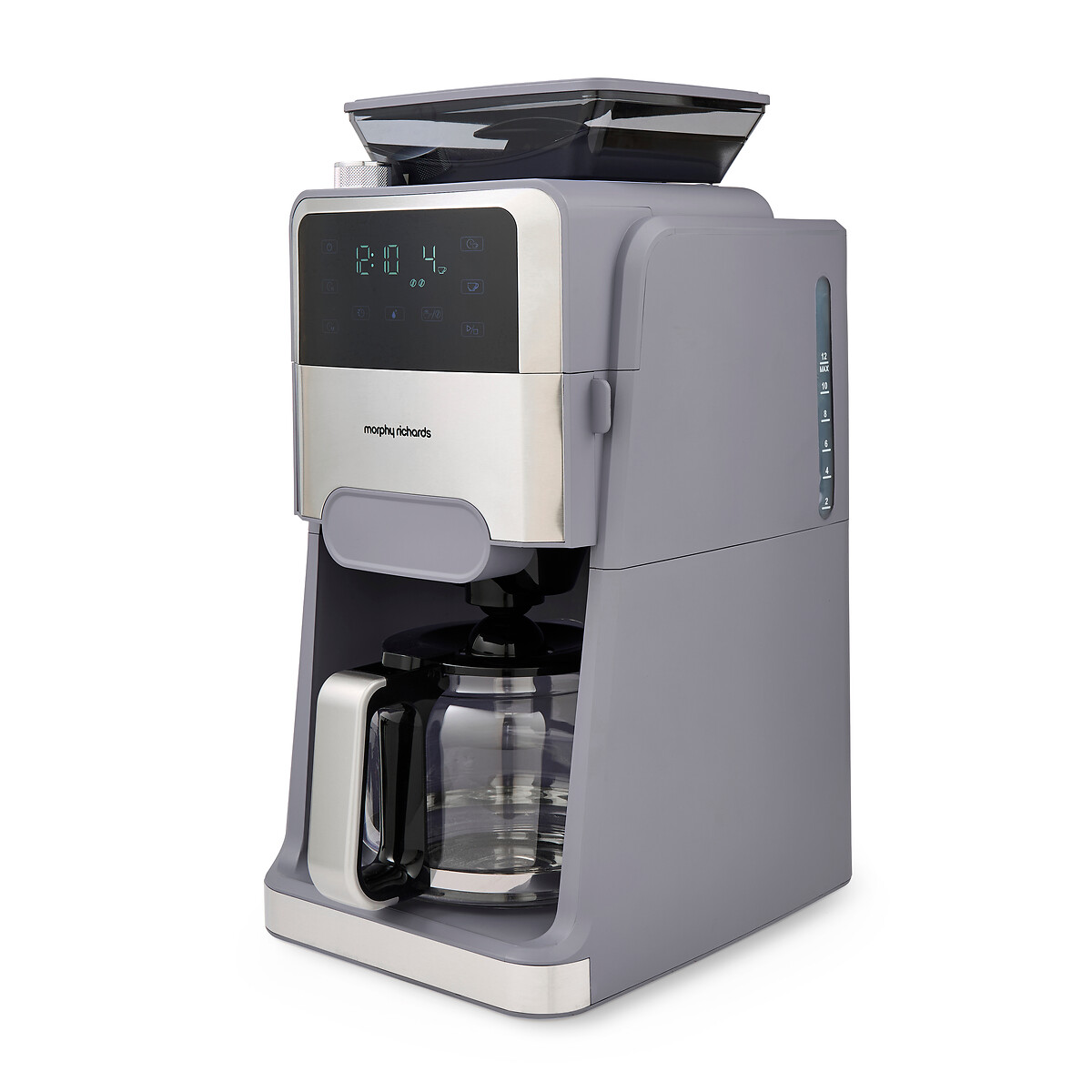 Zino Grind & Brew Automatic Filter Coffee Machine raw linen, MORPHY RICHARDS