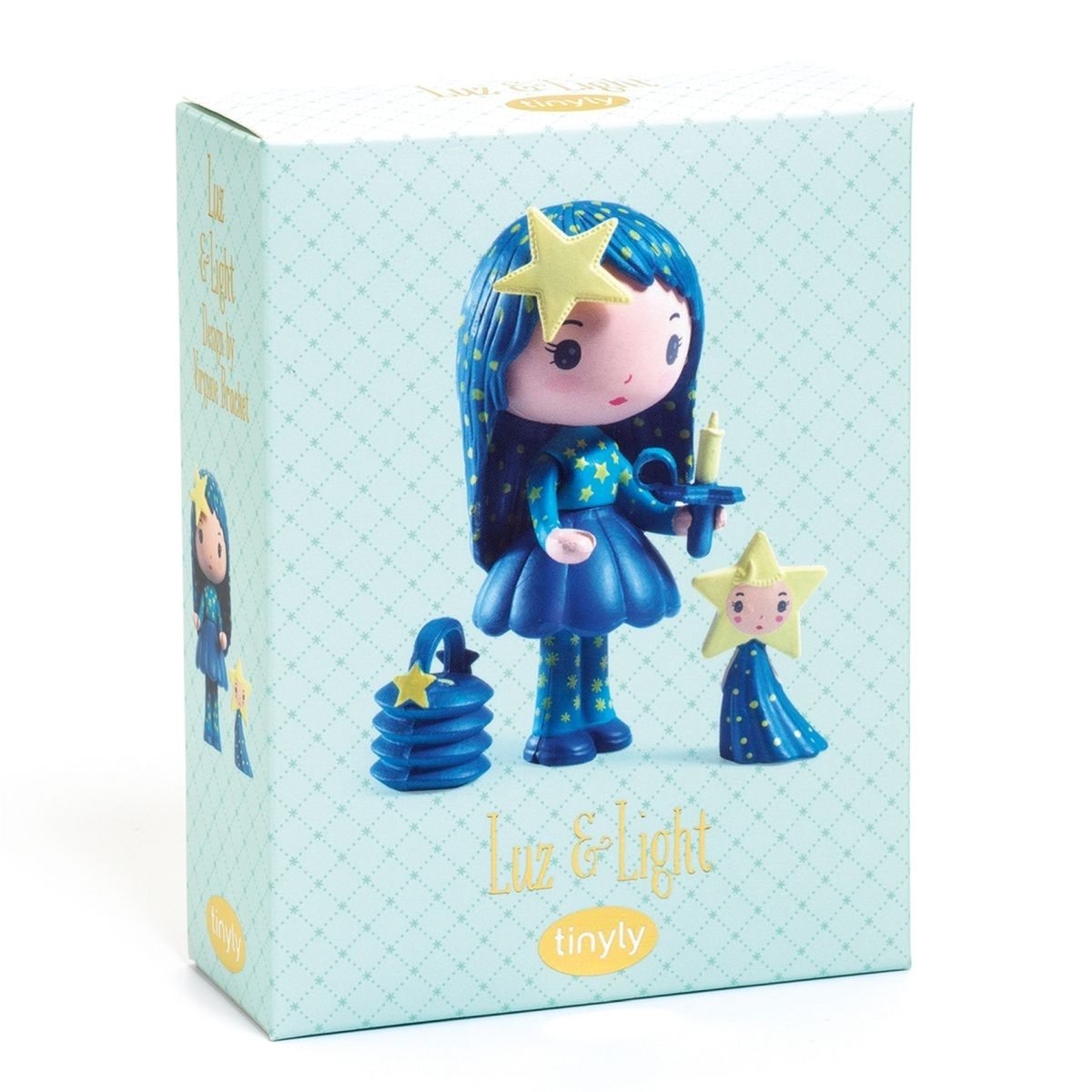 Figurines Tinyly Luz et light bleu, DJECO