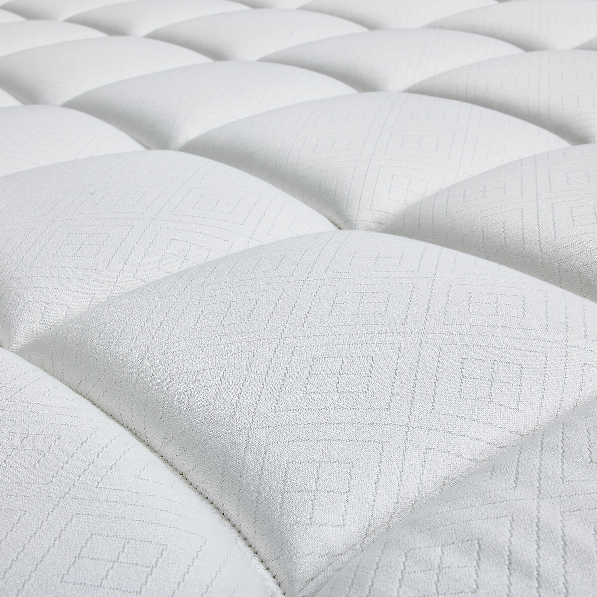 Matras 800 pocketveren, 5 zones, Le Majestueux wit/muisgrijs, EPEDA