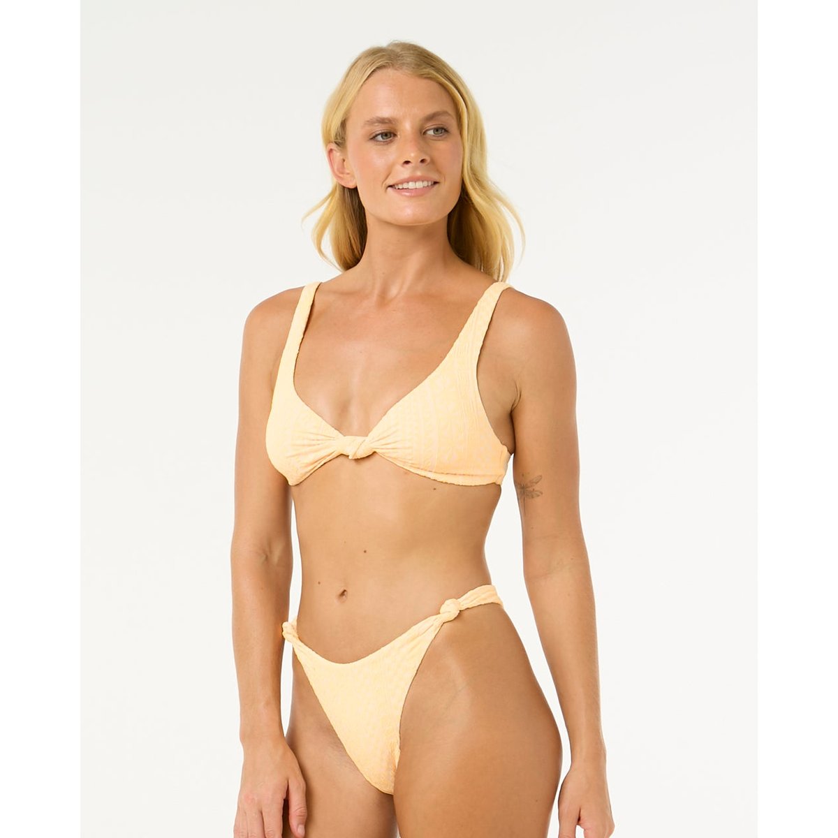 Haut de maillot de bain LA JOYA TALL KNOT TRI mangue, RIP CURL
