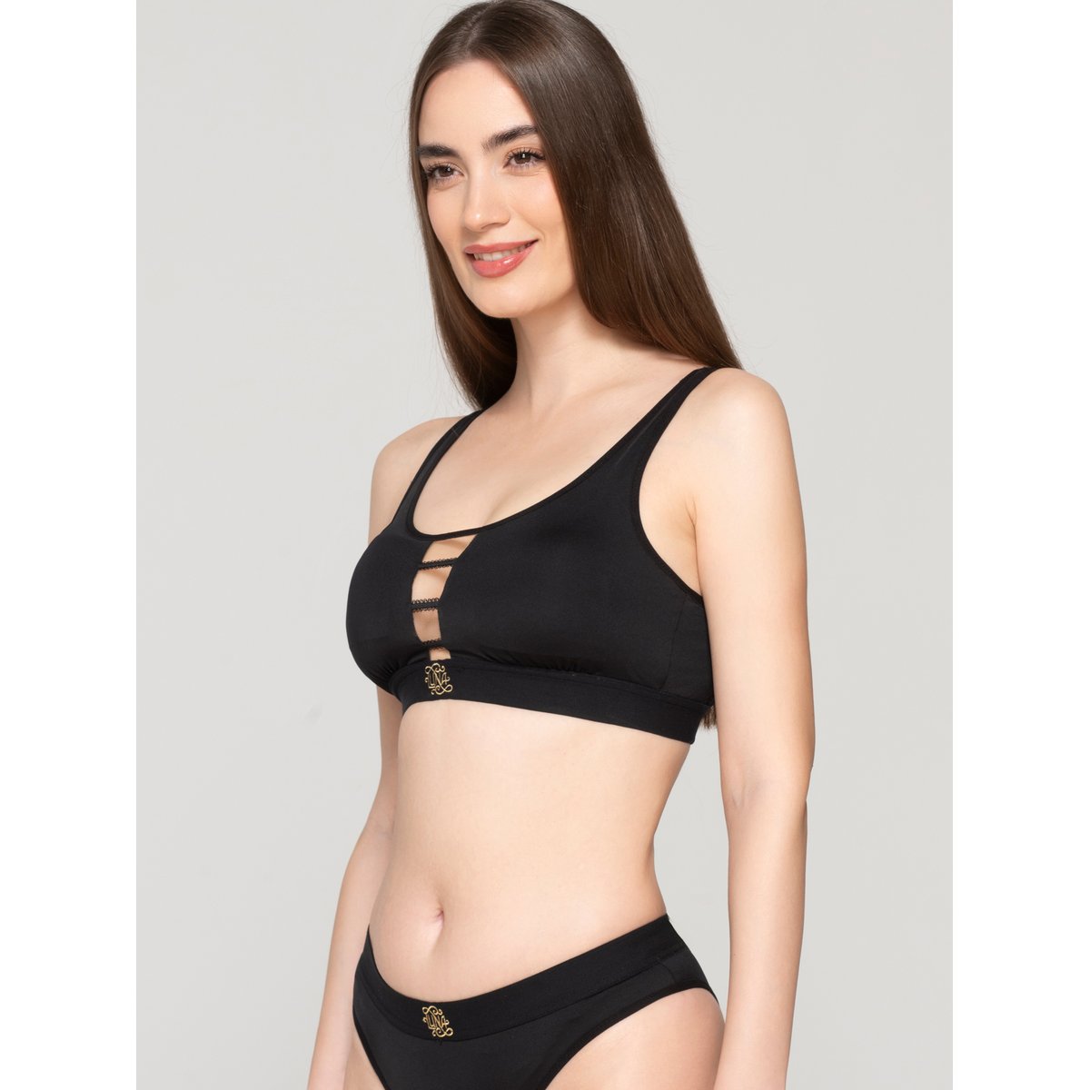 Soutien-gorge de sport brassière SPLENDID noir, LUNA SPLENDIDA