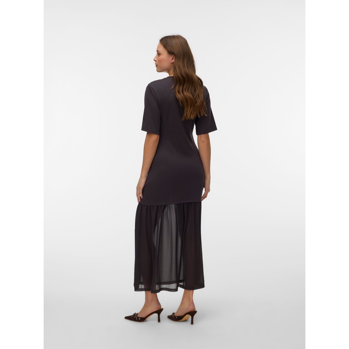 Robe marron - chocolate torte, VERO MODA