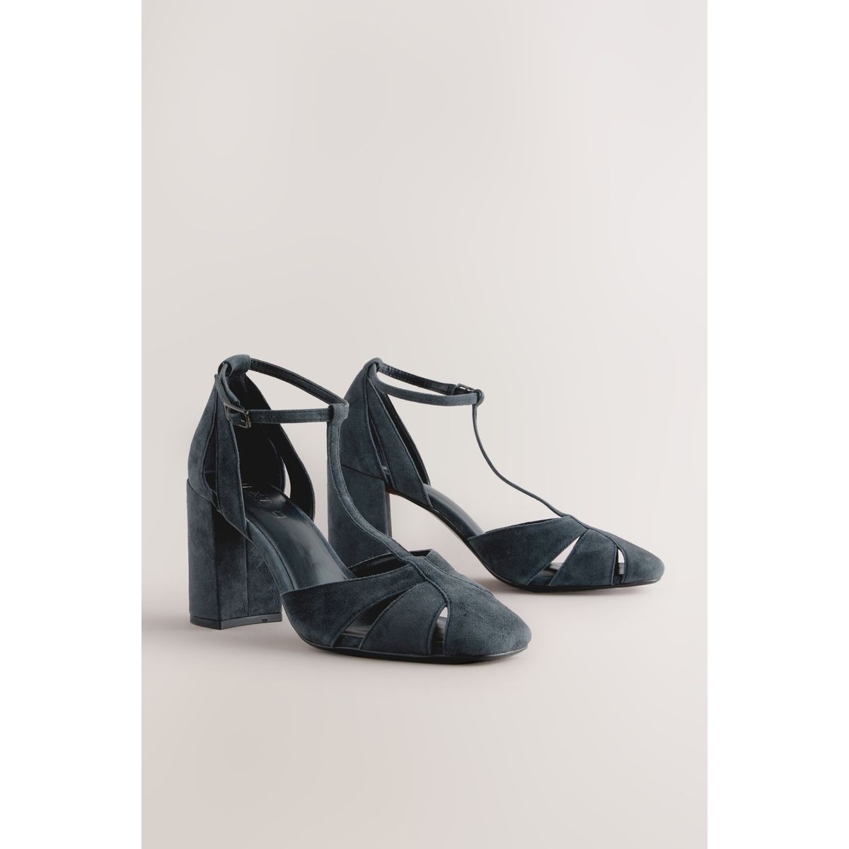 Salomés à bout rond bleu marine, NEXT