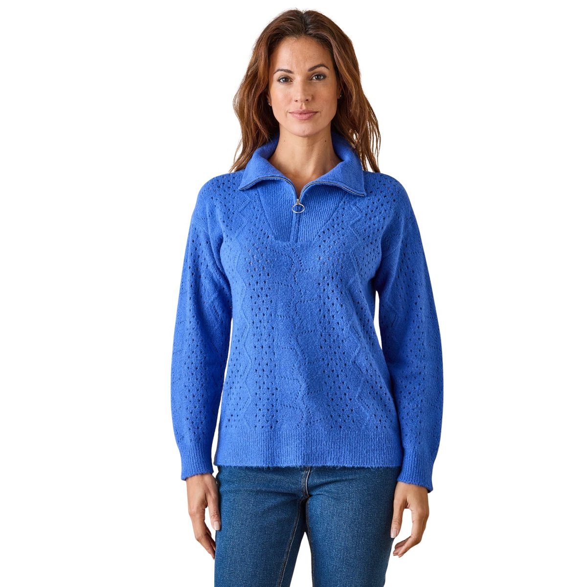 Pull col camionneur zippé parme, DAXON