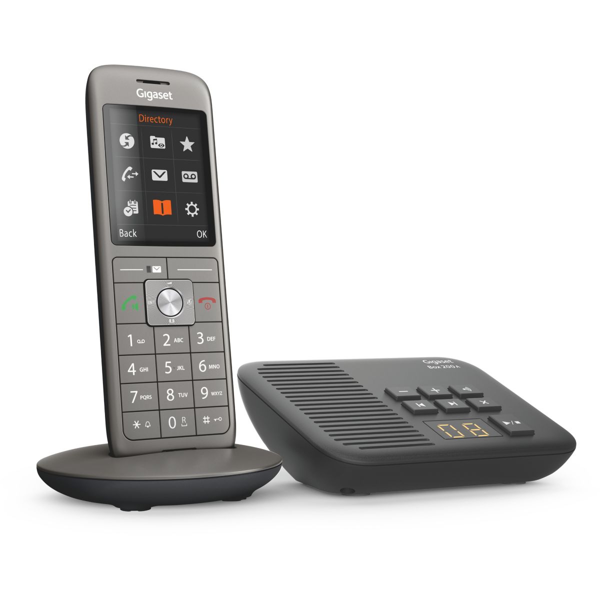 Téléphone sans fil CL660A ANTHRACITE anthracite, GIGASET