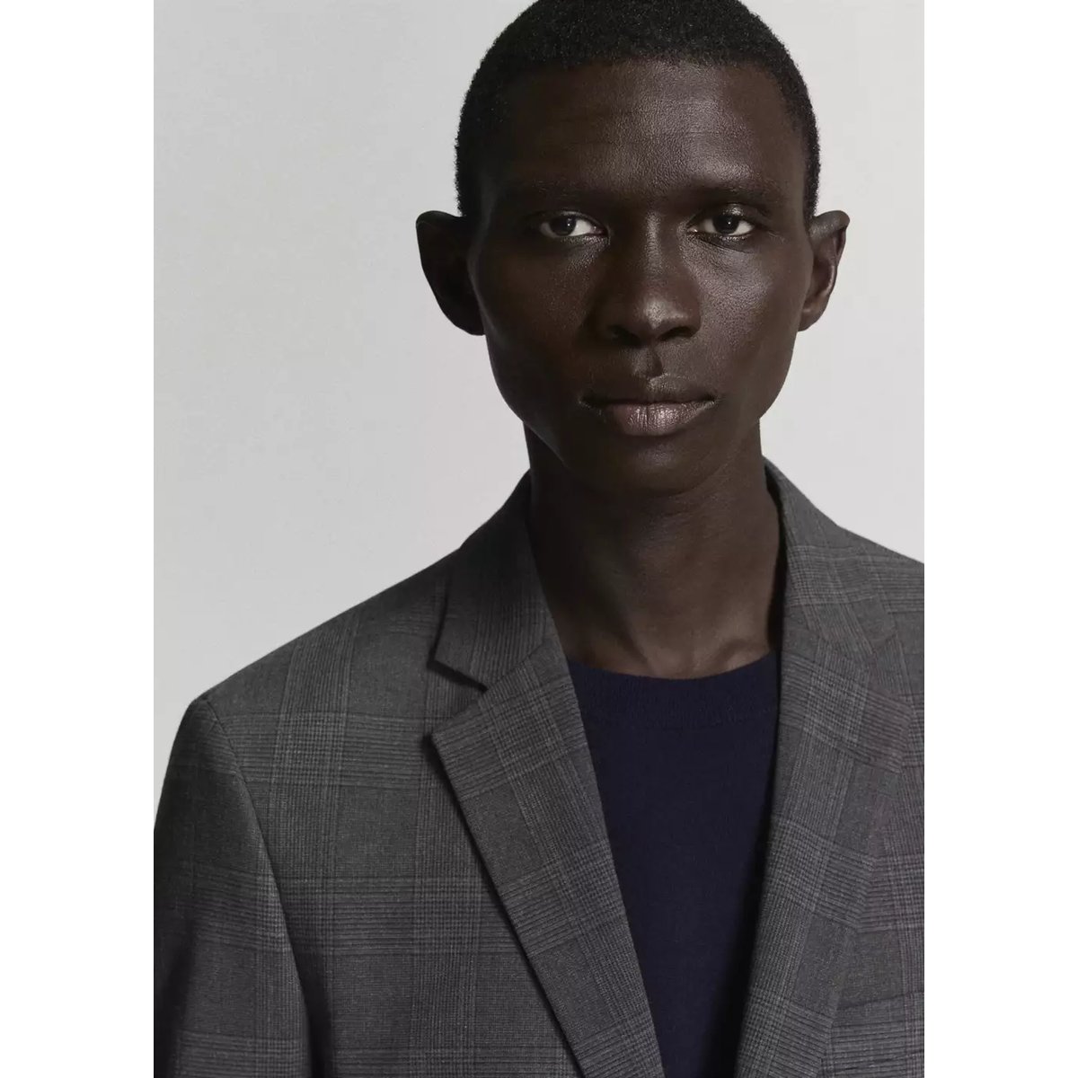 Veste costume París super slim-fit gris chiné foncé, MANGO MAN