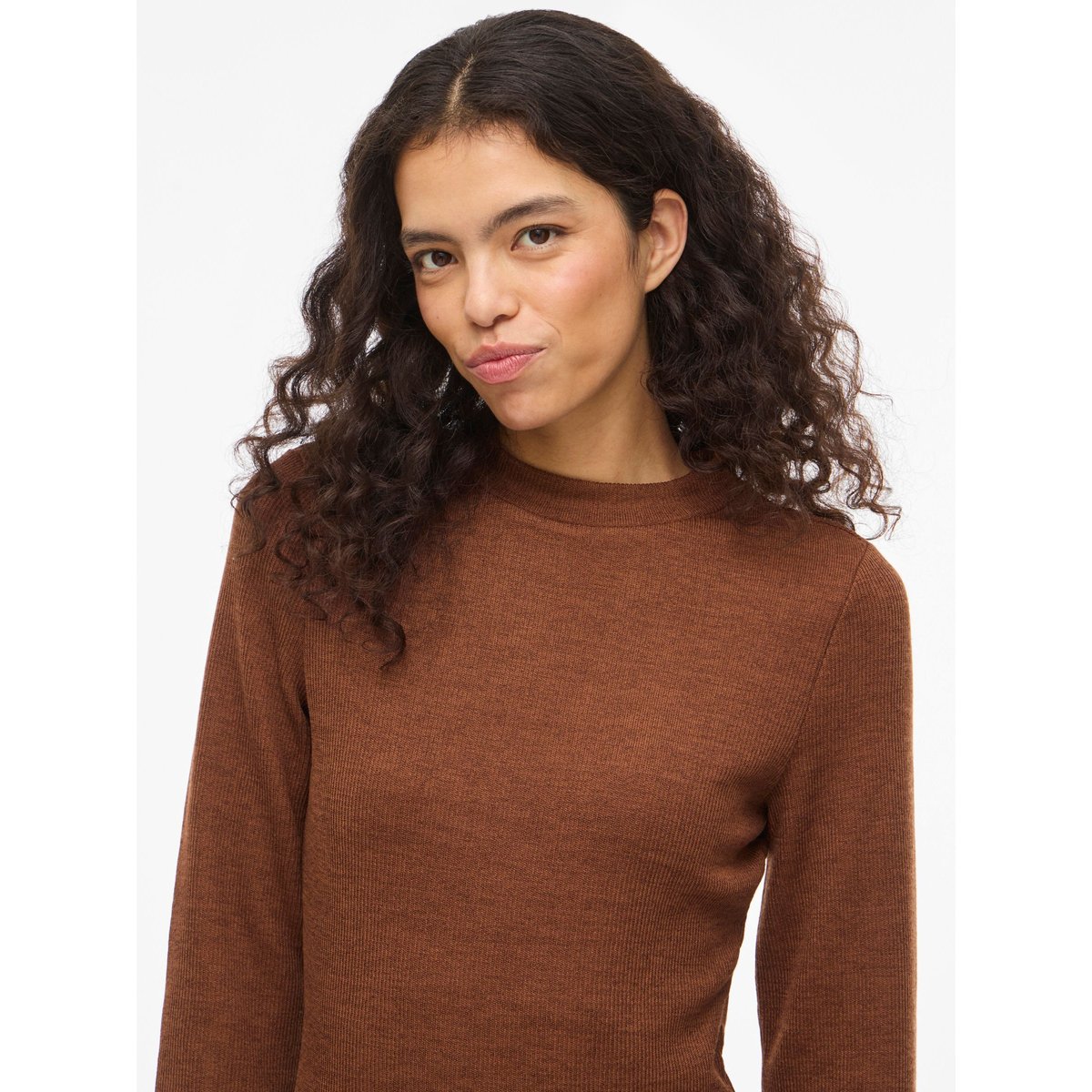 Robe Courte chocolate brown, VILA
