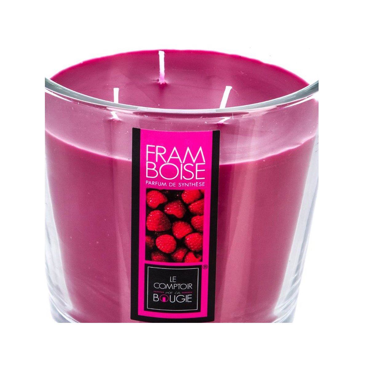 Bougie parfumée rose, ATMOSPHERA