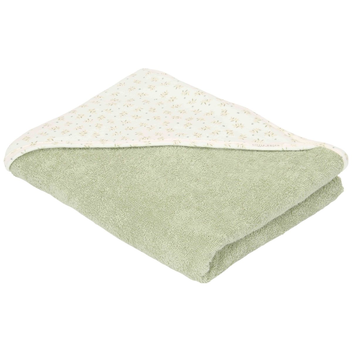 Cape de bain blanc, vert, LITTLE DUTCH