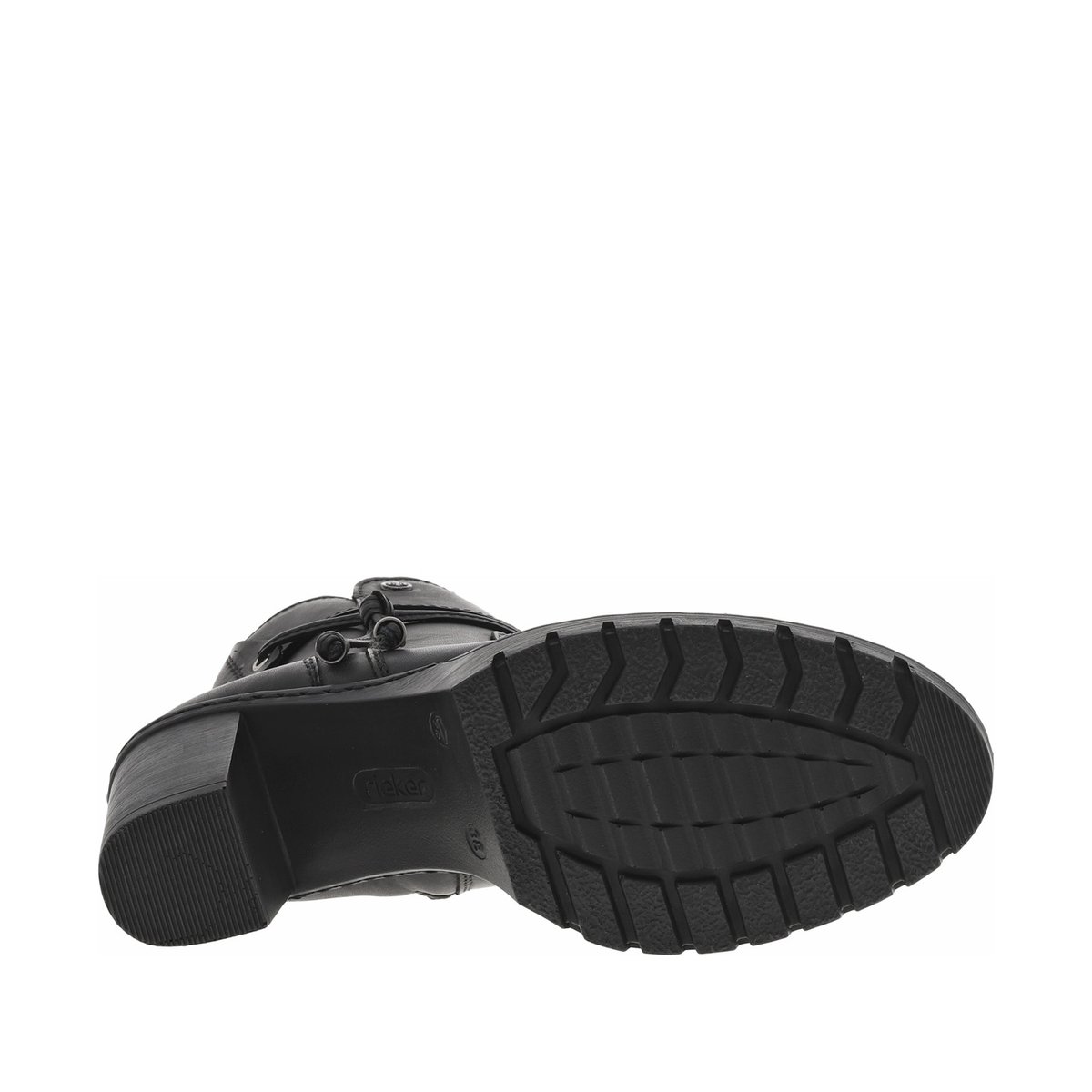 Bottines Talon Cuir Minato noires, RIEKER