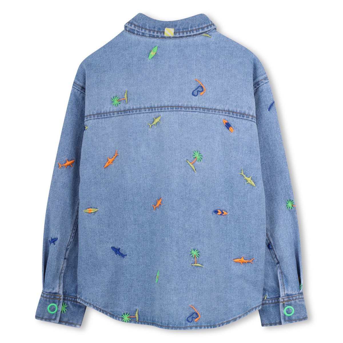 Surchemise en jean double stone+bleach, BILLIEBLUSH