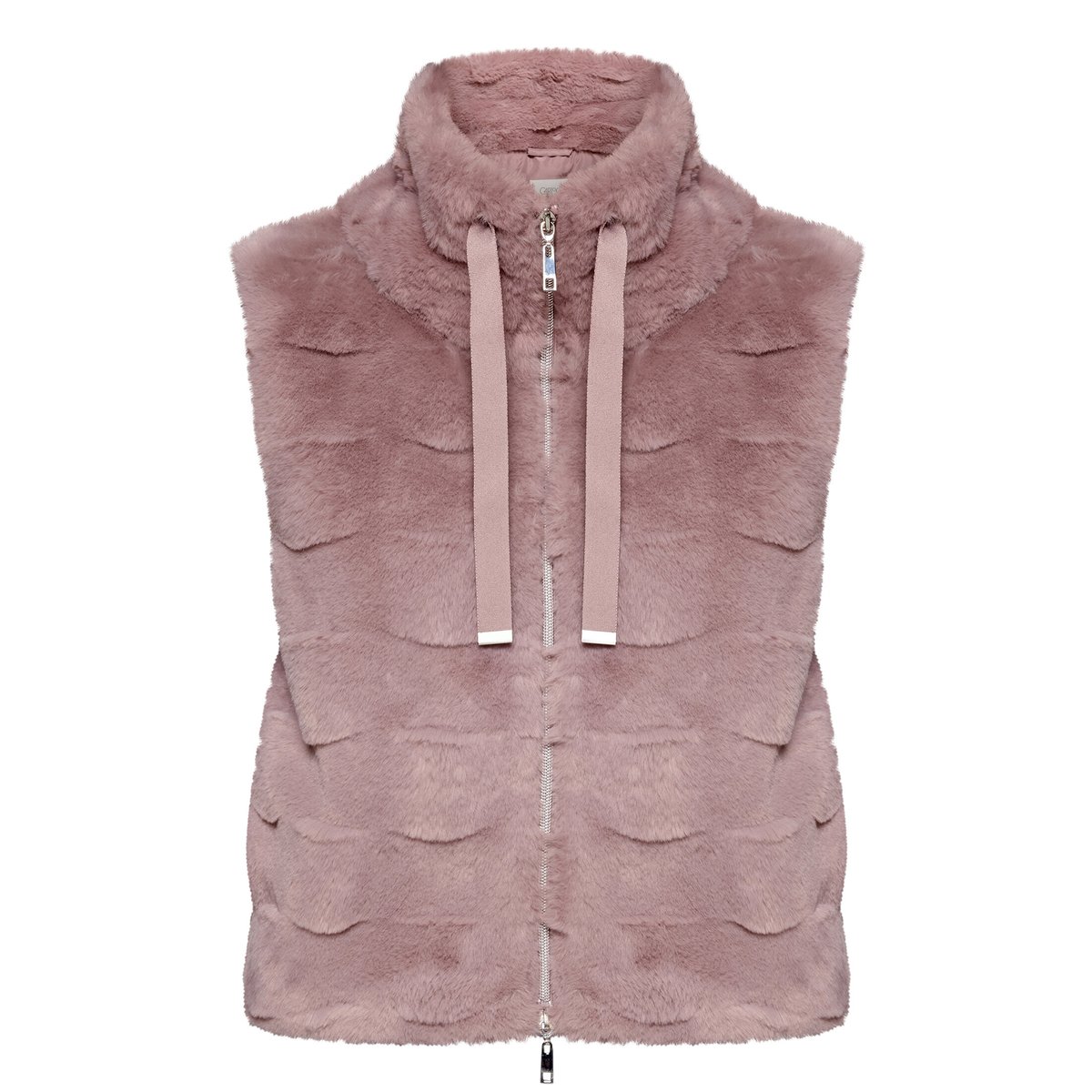Veste imitation fourrure à poches extérieures light mauve, CARTOON