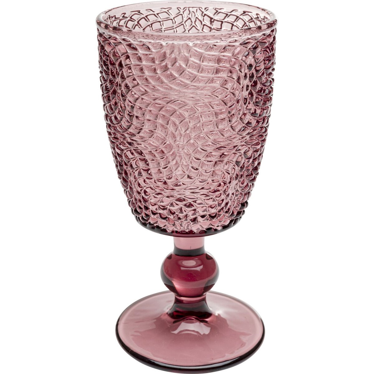 Lot de 6 verres à vin, AMARA rose, KARE DESIGN