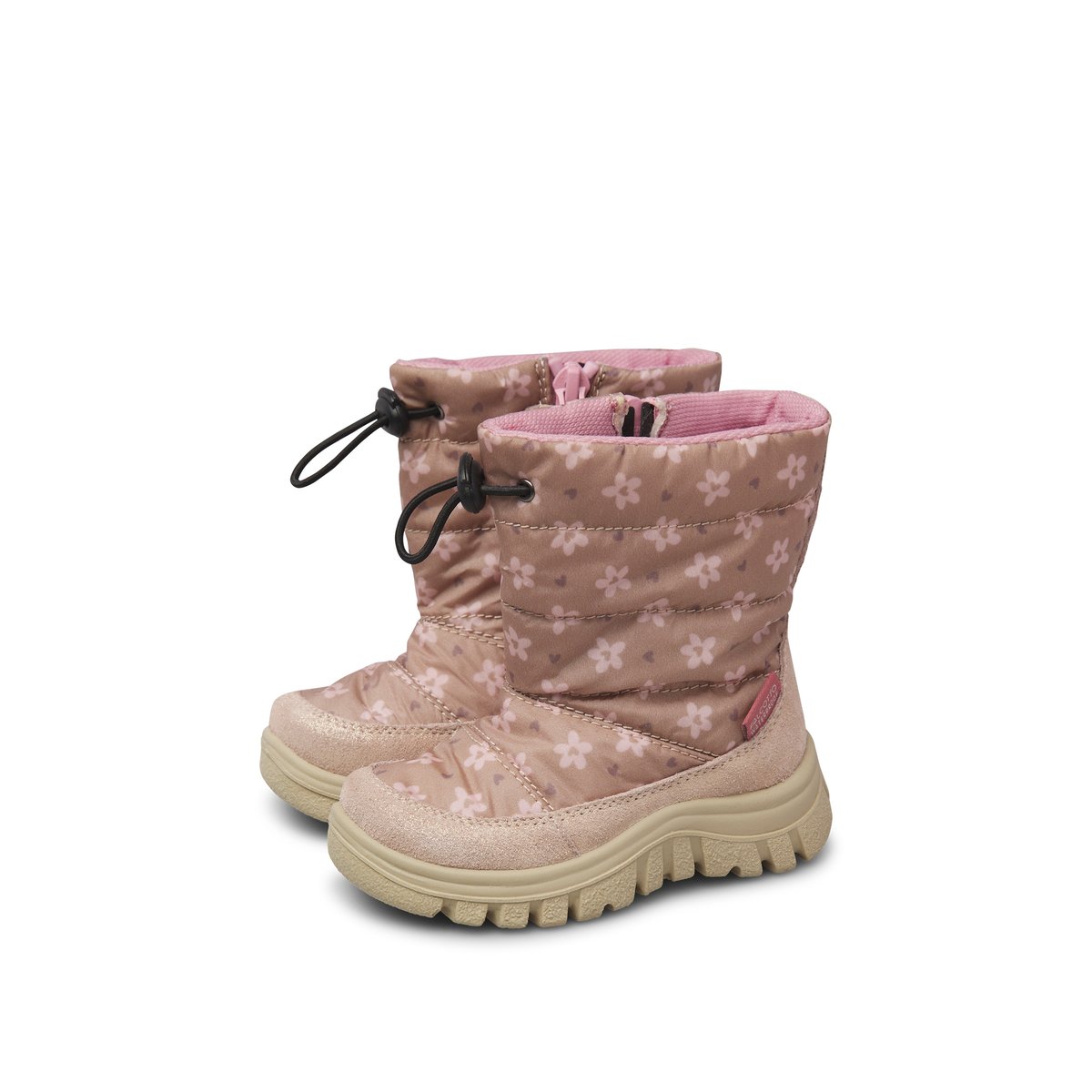 Bottes en suède et tissu POZNURR 3 WP rose-, FALCOTTO