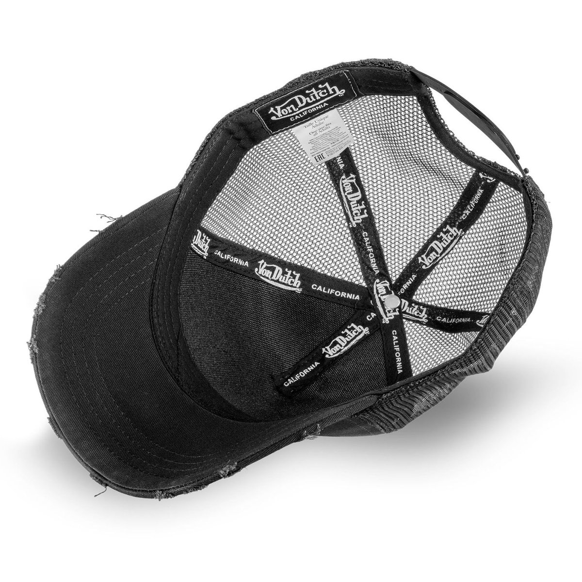 Casquette Baseball filet Kustom Klub noir, VON DUTCH