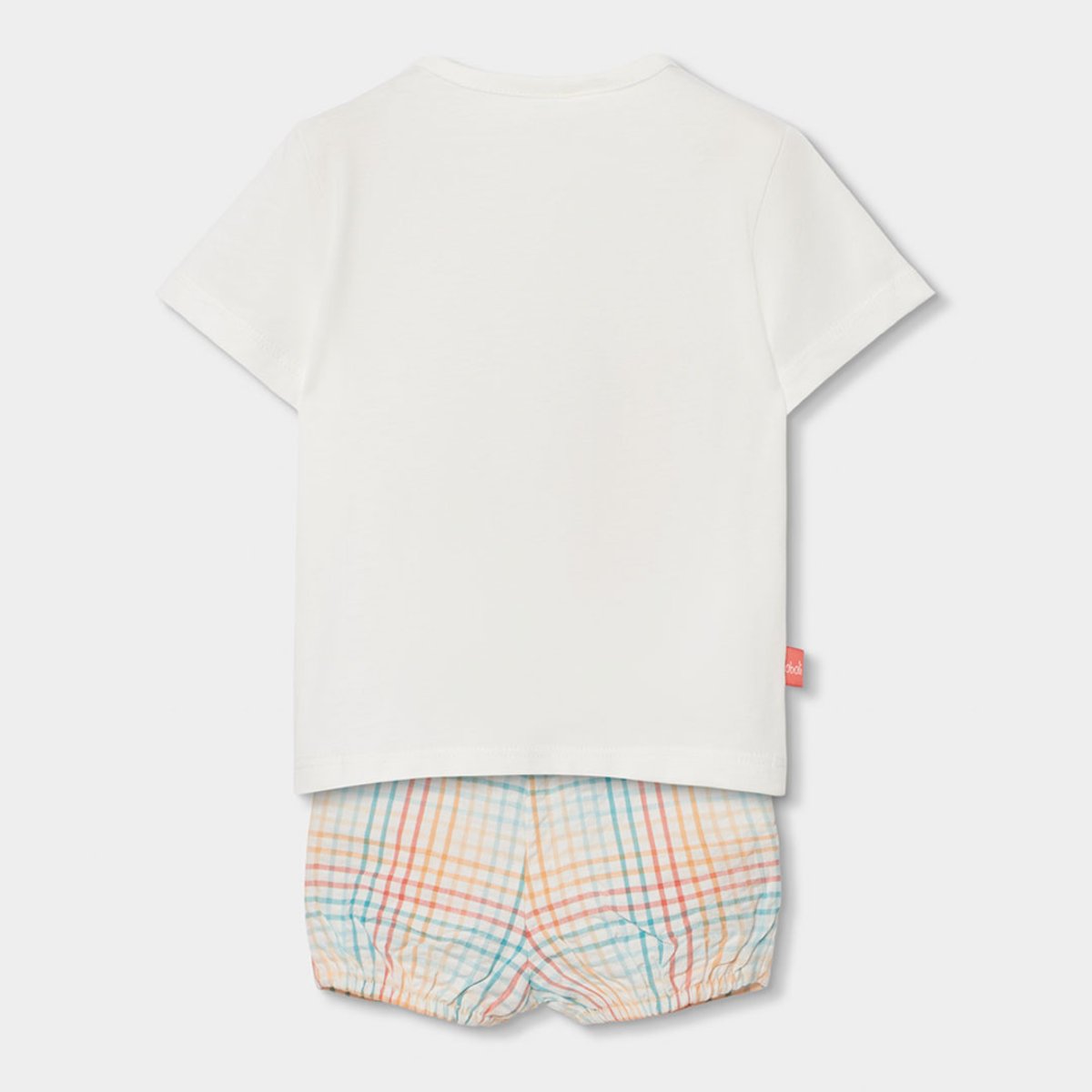 Ensemble bébé t-shirt coton blanc, BOBOLI