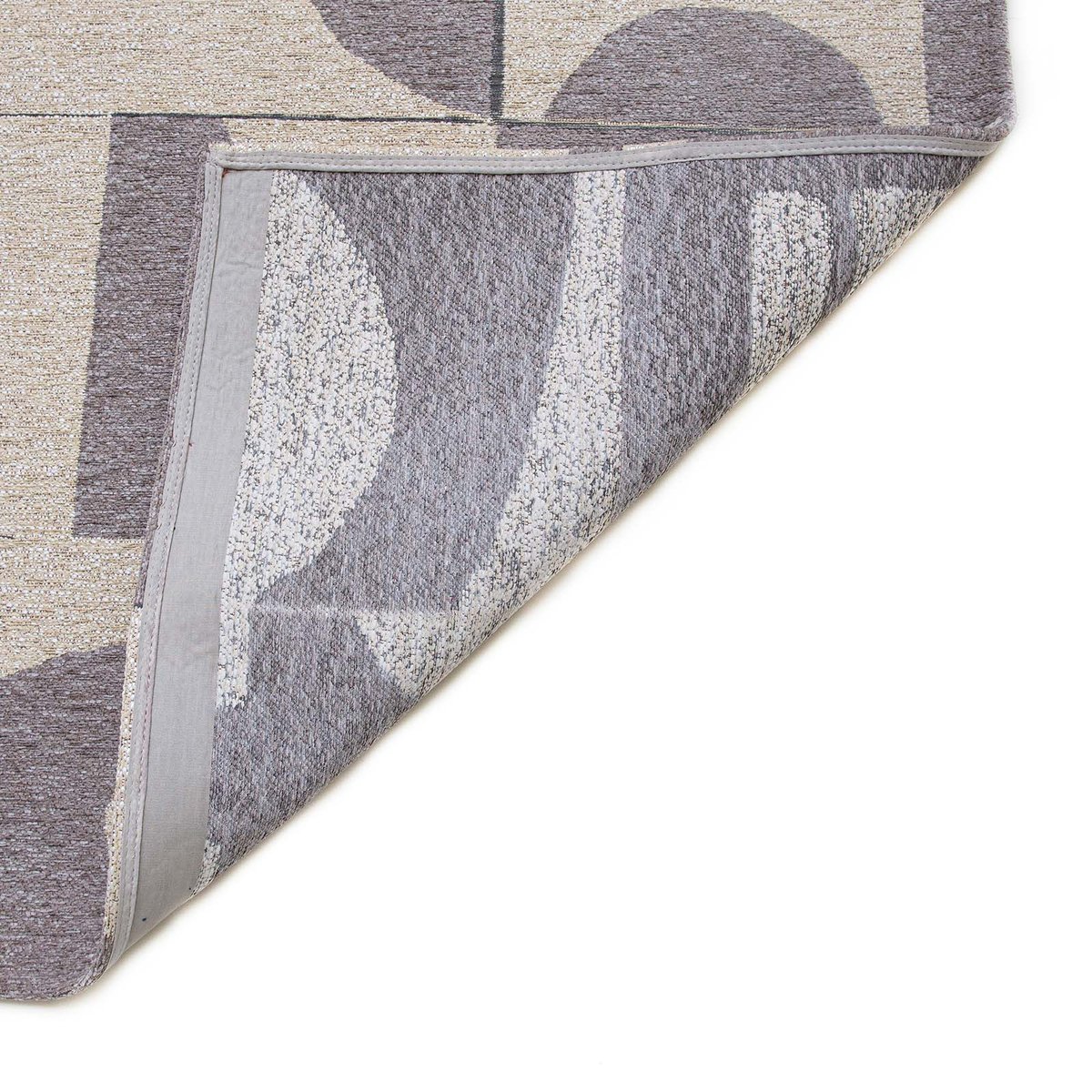Tapis intérieur/extérieur tissé plat ROPY gris, NOVATREND