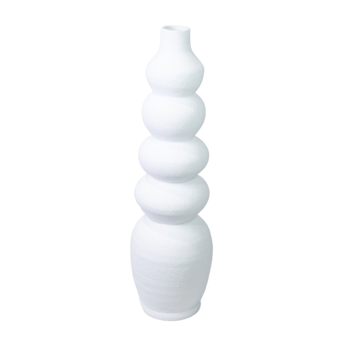 Poterie XXL en terre cuite ZAGORA B blanc, HYDILE
