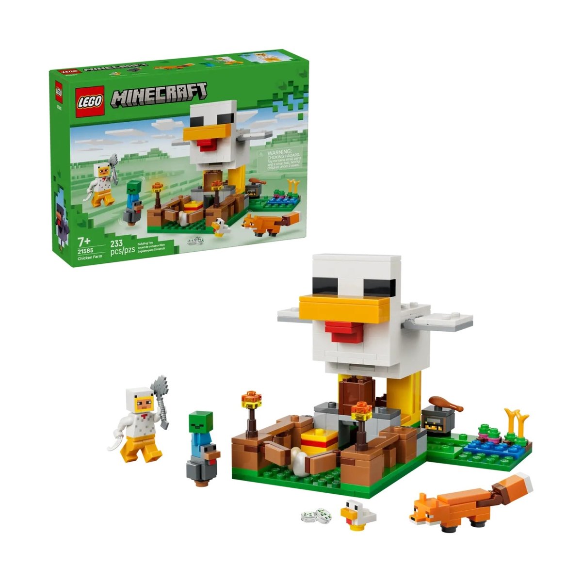 Minecraft La ferme à poulet multicolore, LEGO