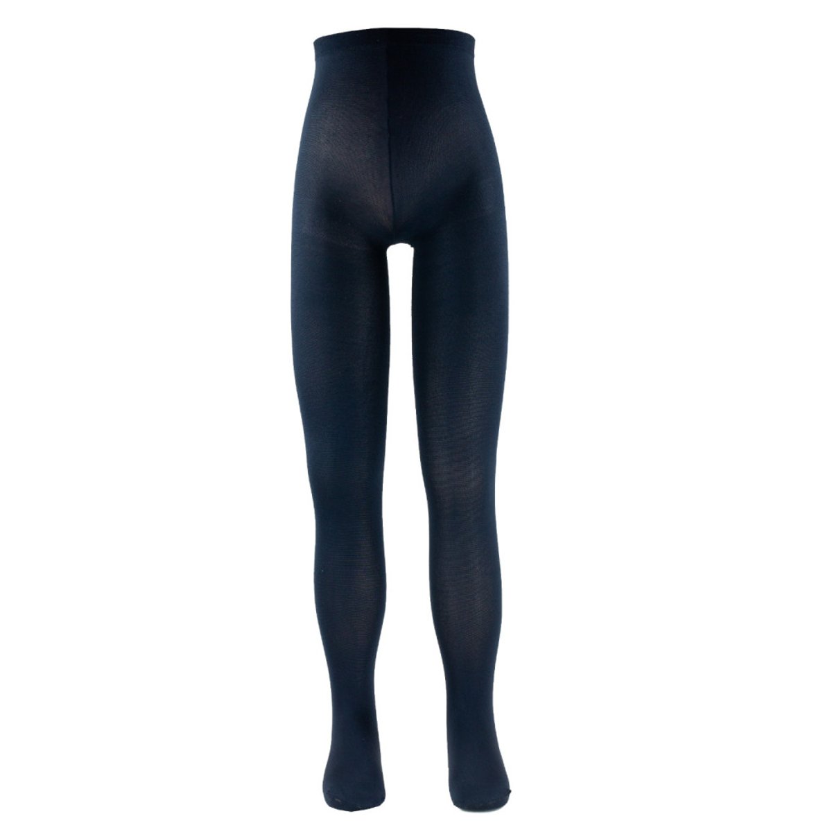 Collant en coton uni opaque 80D marine, KINDY