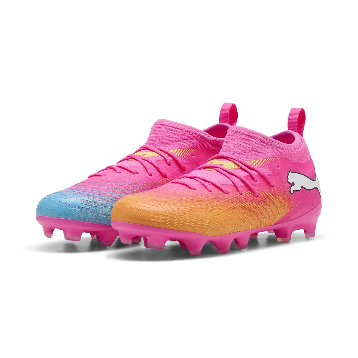 Crampons Future 9 Match FG/AG rose/orange, PUMA