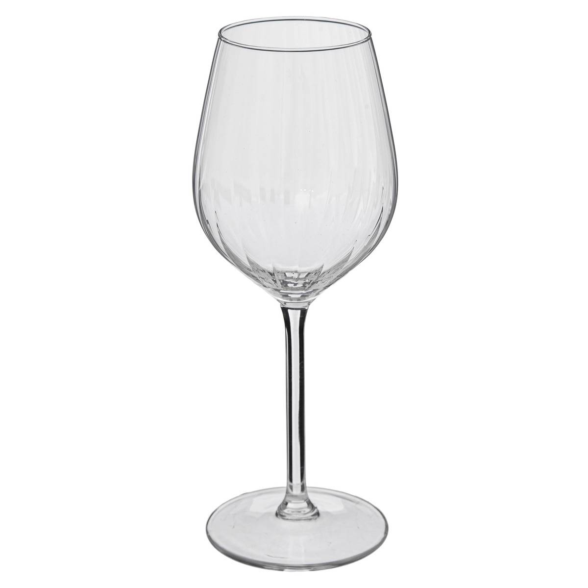 Lot de 6 verres à vin en verre VOLTA transparent, SECRET DE GOURMET
