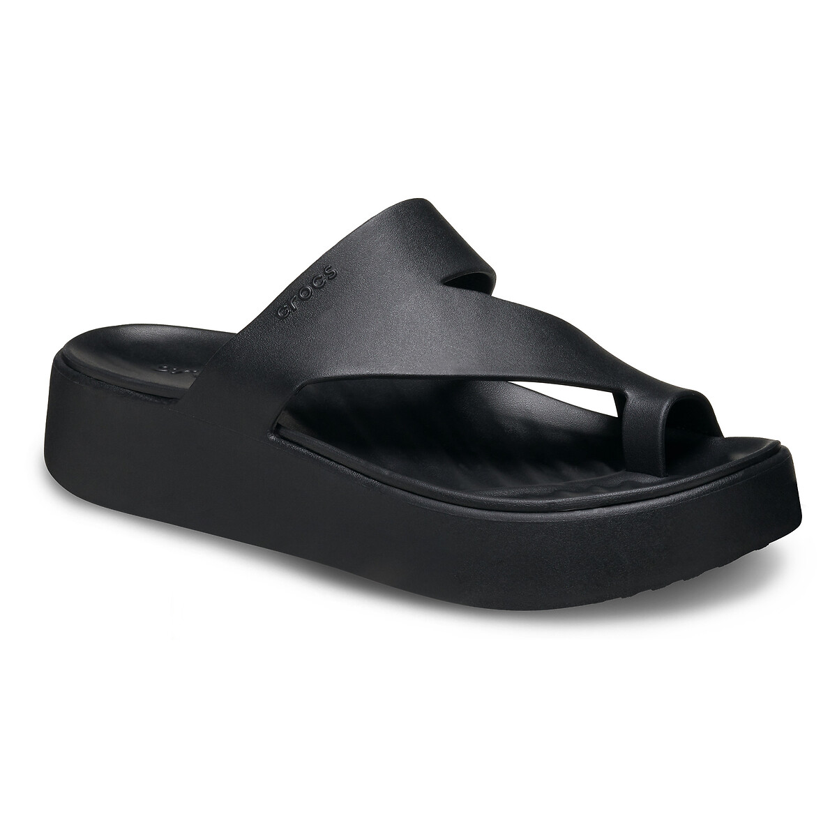 Tongs Getaway Toe Loop noir, CROCS
