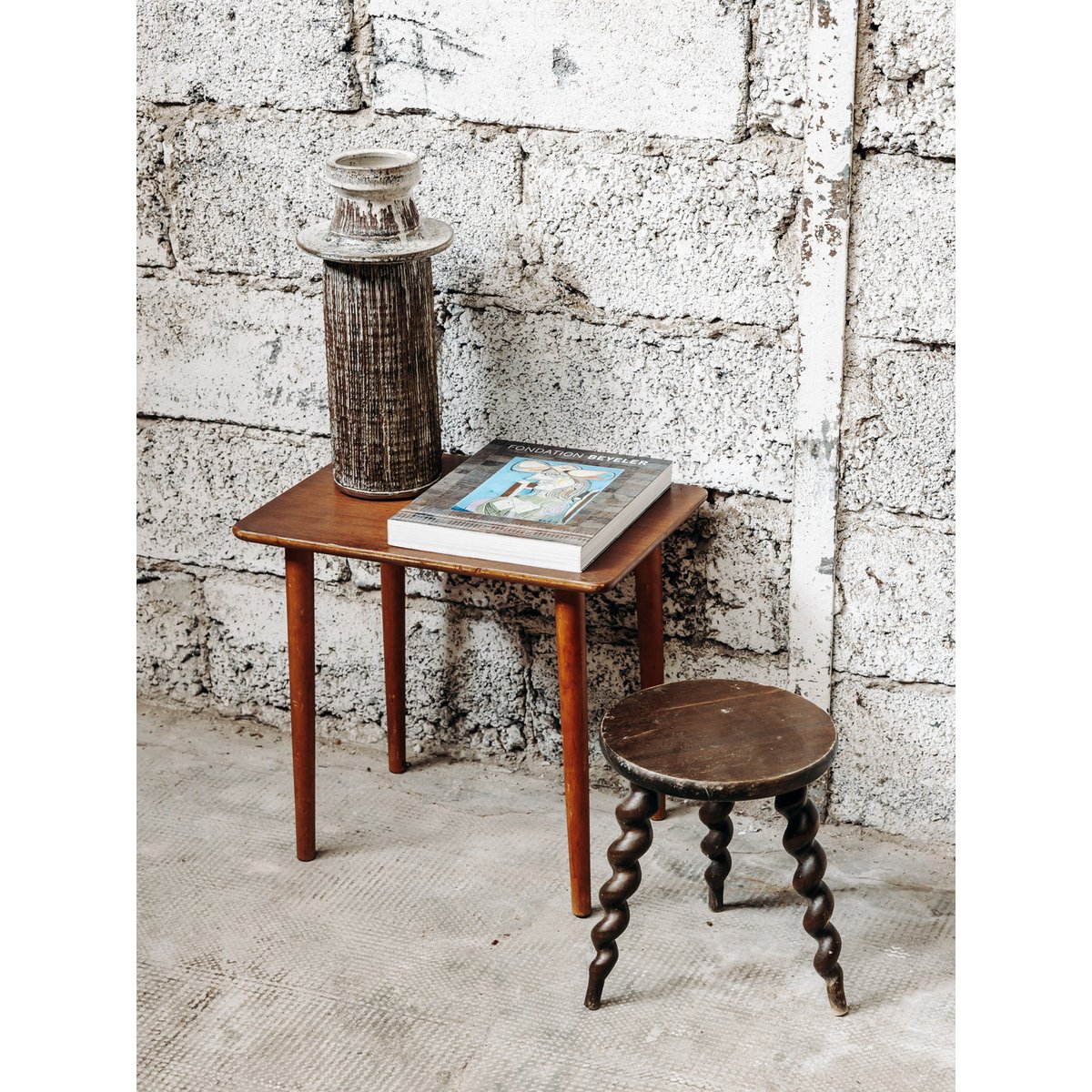 Table d'appoint Francine N°281 - Bon état bois, DEBONGOUT