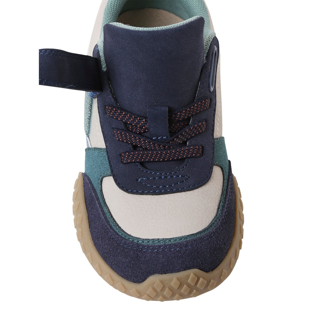 Baskets lacets élastiqués et à scratchs enfant collection maternelle lot bleu, VERTBAUDET