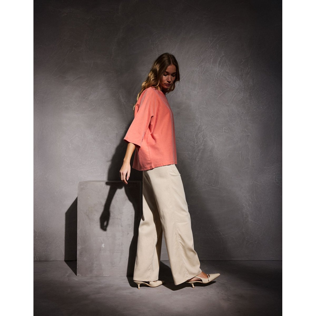 Pantalon JANE ANTIK beige, PULLIN