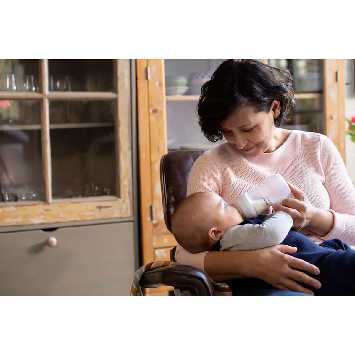 Lot de 2 biberons Natural blanc, PHILIPS AVENT