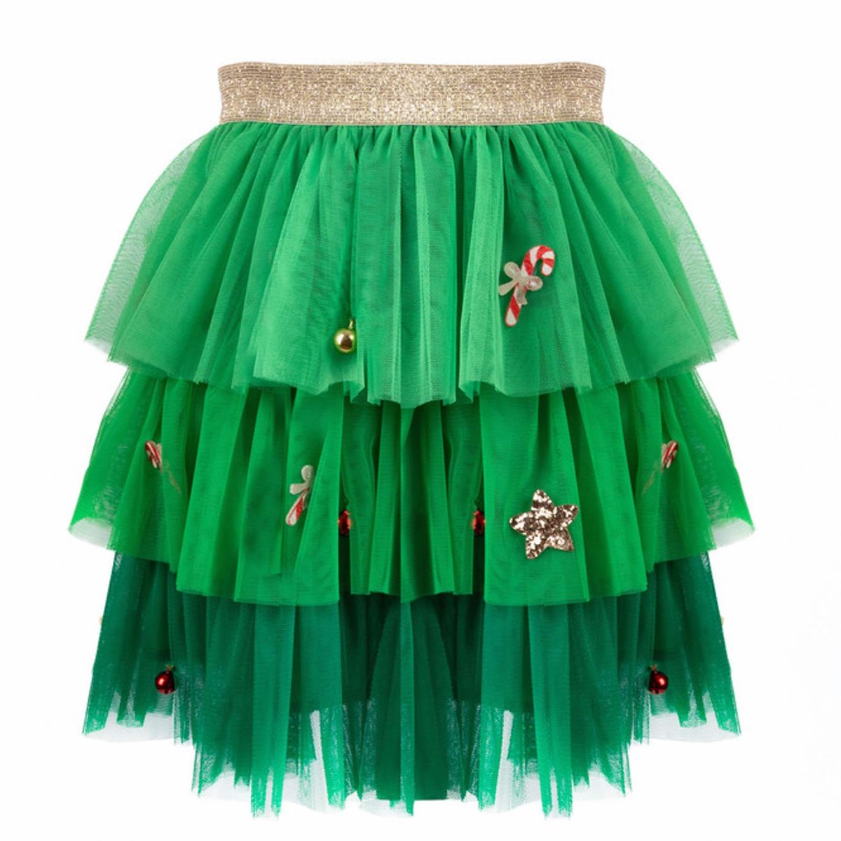 Déguisement enfant jupe tutu noël vert, GREAT PRETENDERS