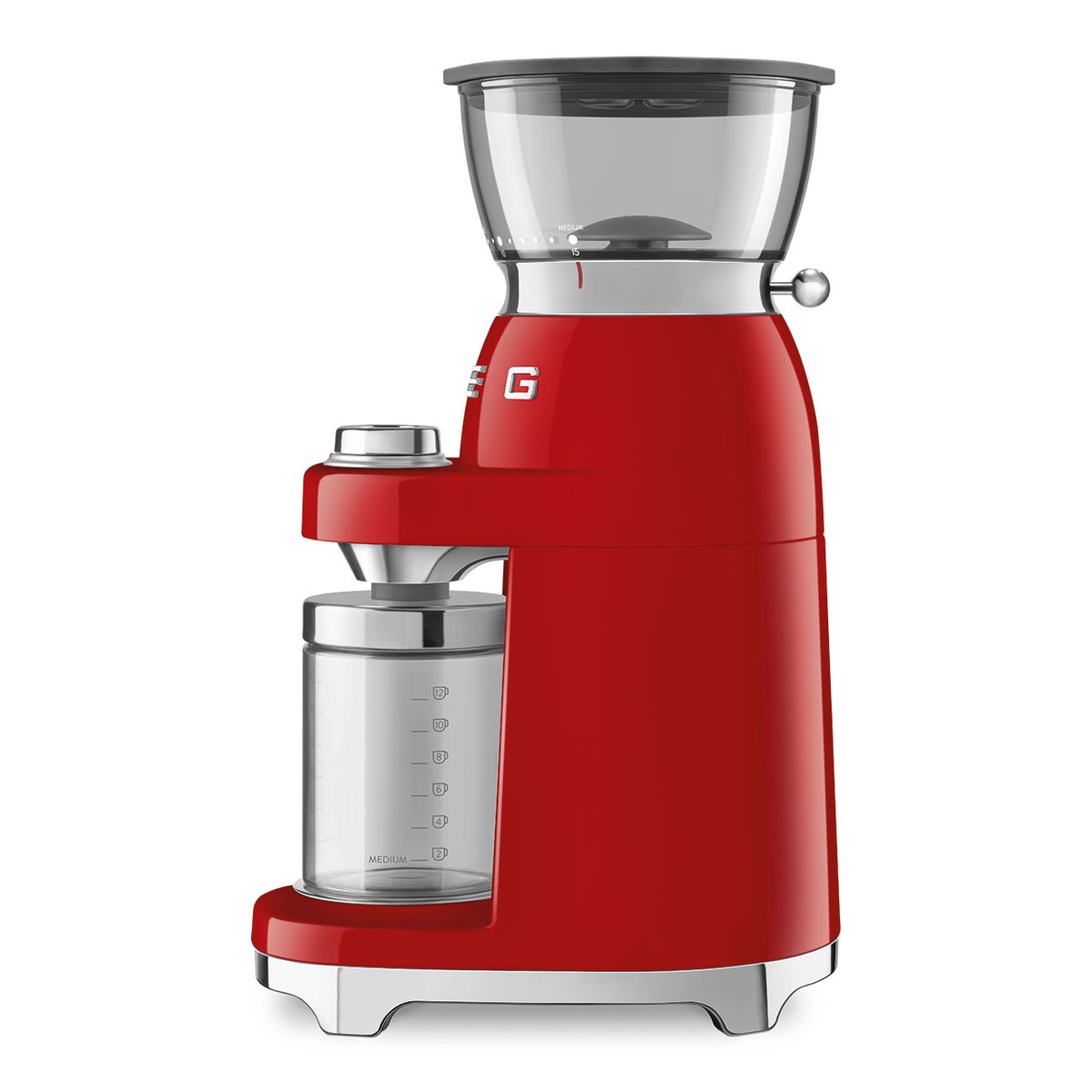 Broyeur à cafe CGF03 rouge brillant, SMEG