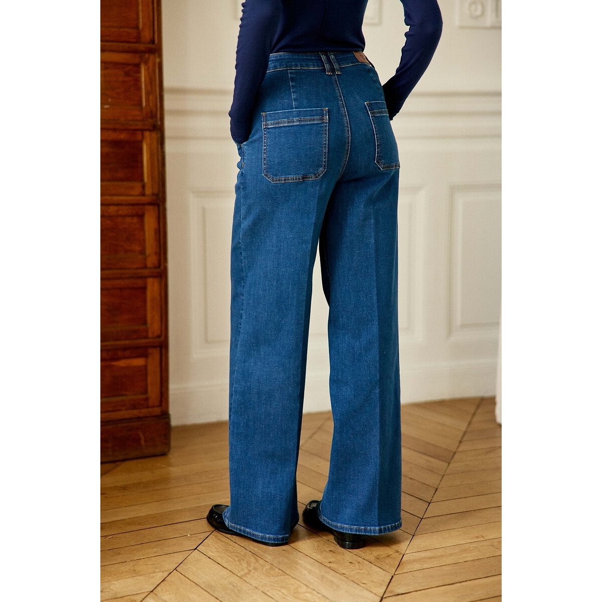 Jean large, PETRONA wash denim, LA PETITE ETOILE