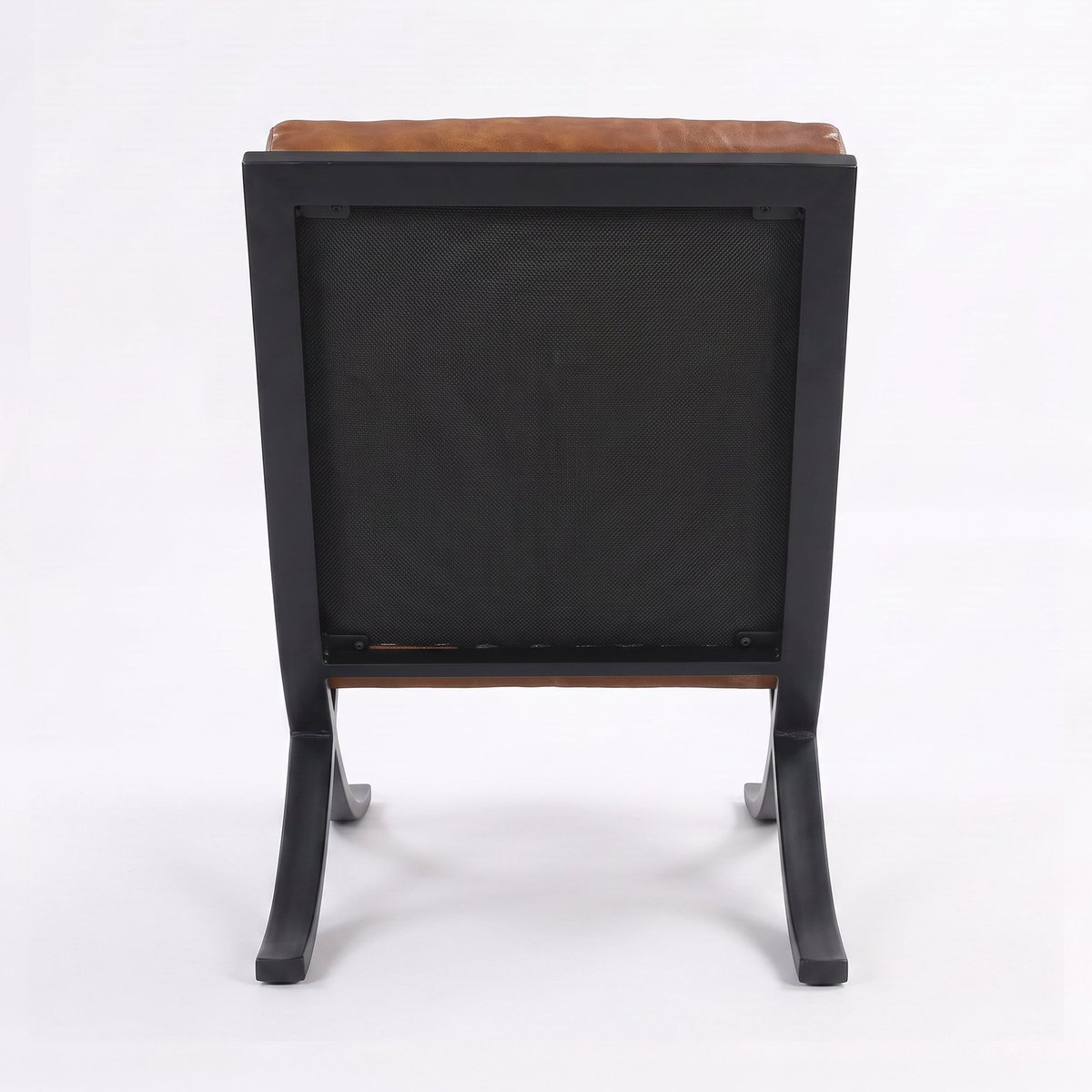 Fauteuil en cuir de buffle - GUSTAVE marron, MAISON PAVANE