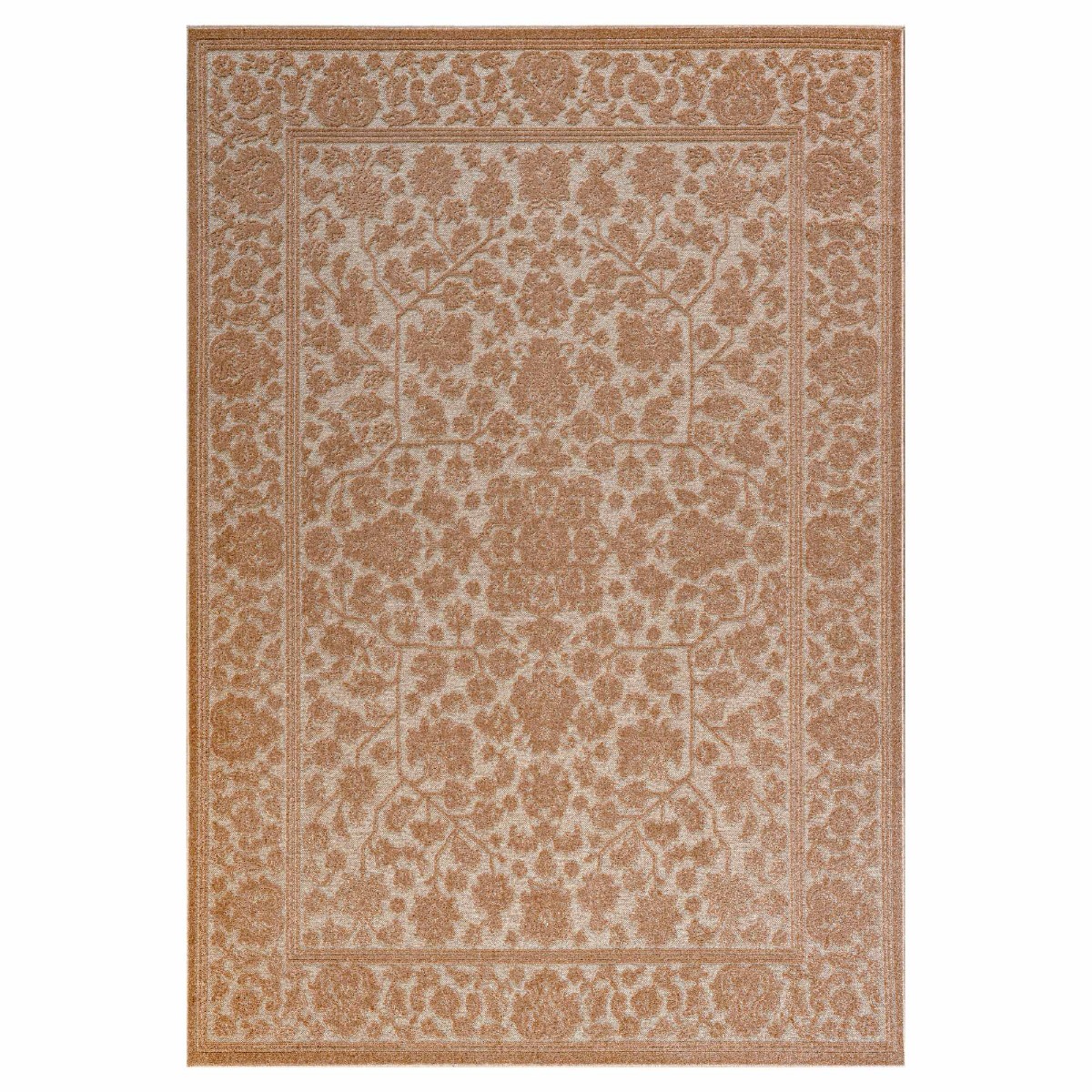 Tapis vintage oriental à relief ALMA ORIENT beige, THE DECO FACTORY