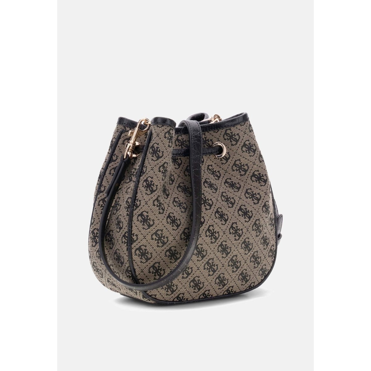 Samantha Logo Mini Bucket noir multi, GUESS