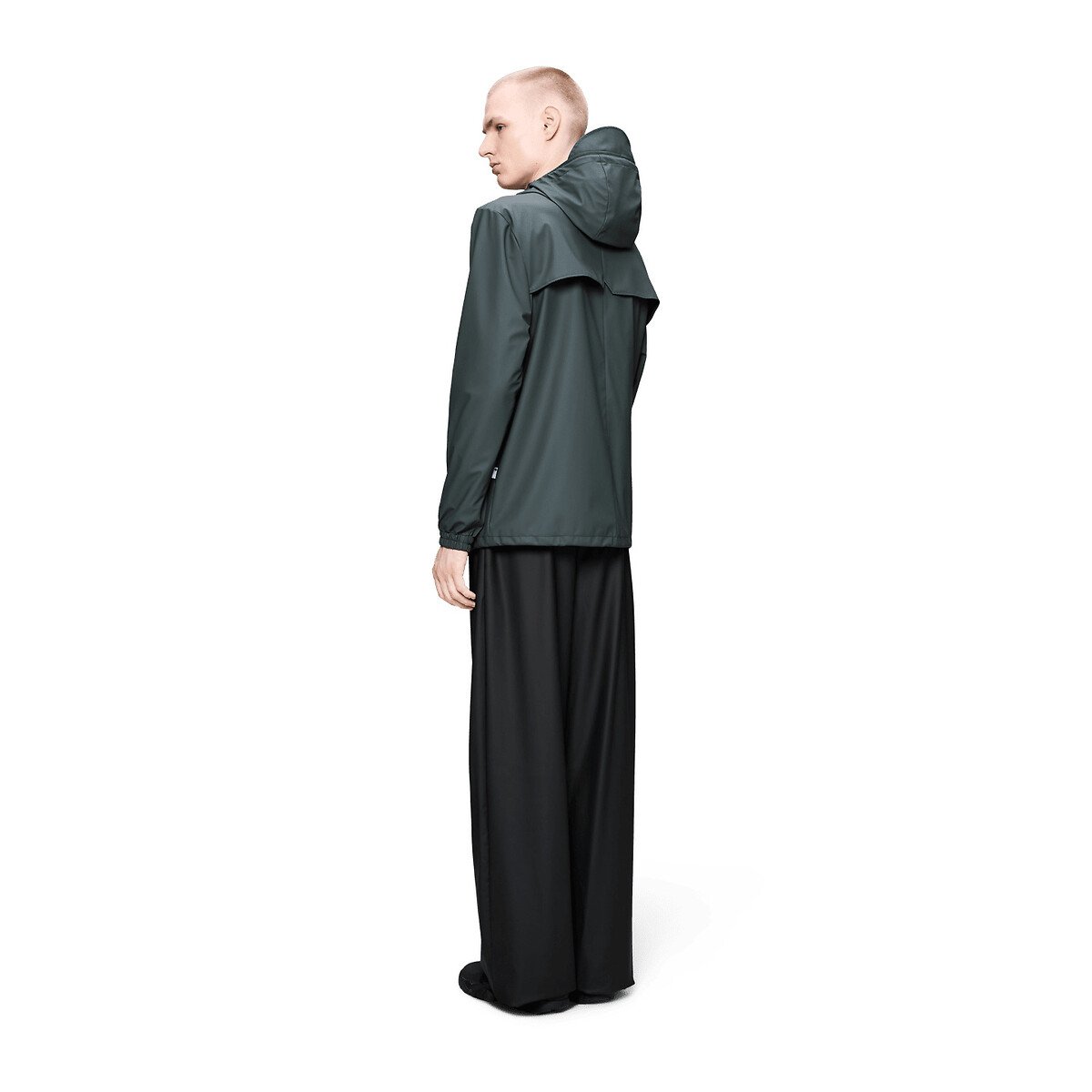 Coupe-vent droit à capuche unisexe STORM BREAKER gris foncé, RAINS