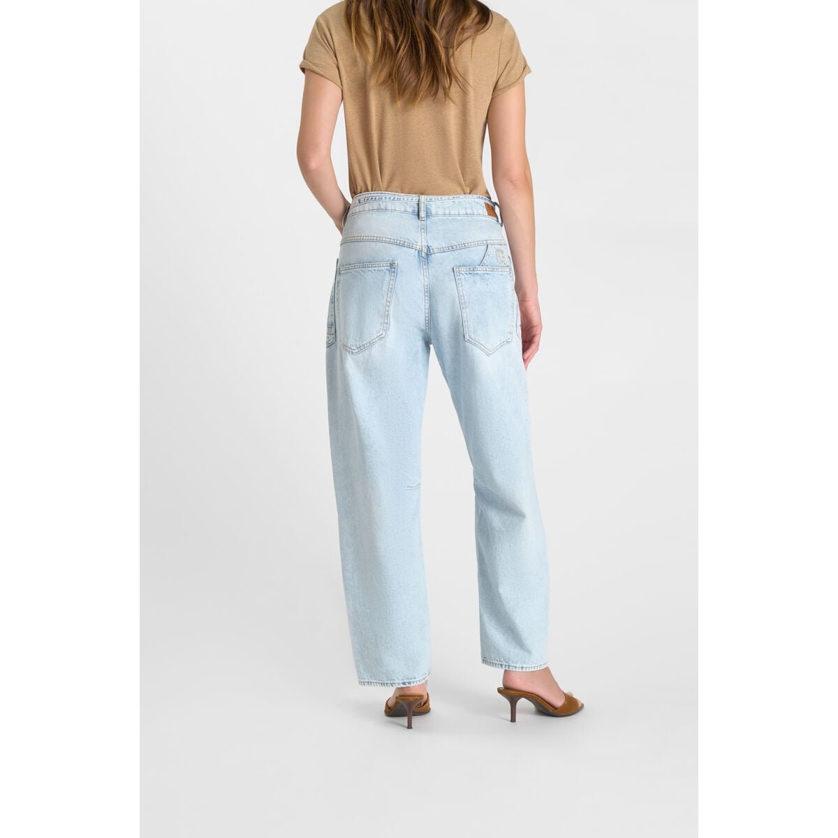 Jeans loose, large balloon , longueur 34 blue, LE TEMPS DES CERISES