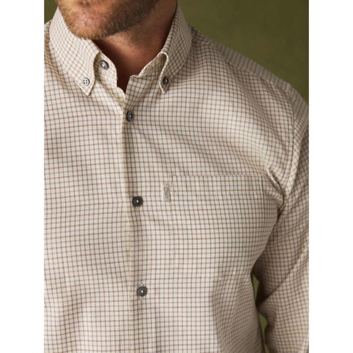 Chemise oxford standard boutonnée blanc, NEXT