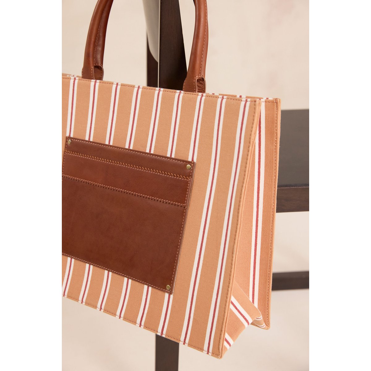 Sac cabas rayé en coton MATT autres, Maison 123