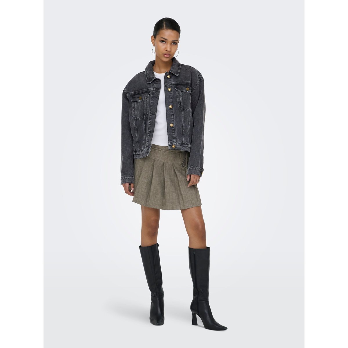 Veste En Jean noire - washed black 1, ONLY