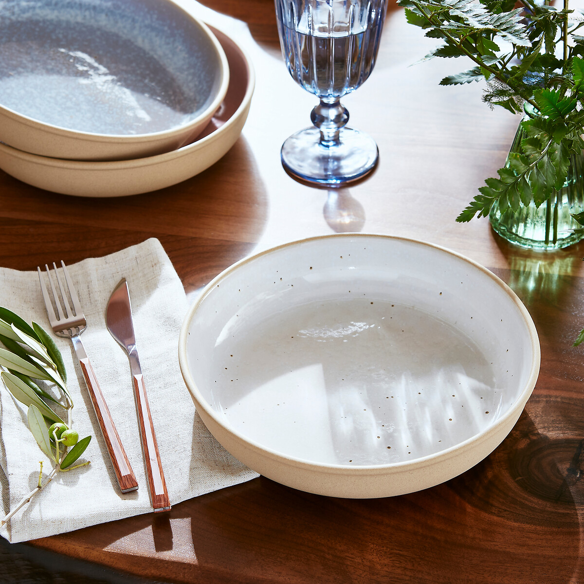 Set of 4 Minerals Pasta Bowl white, PORTMEIRION