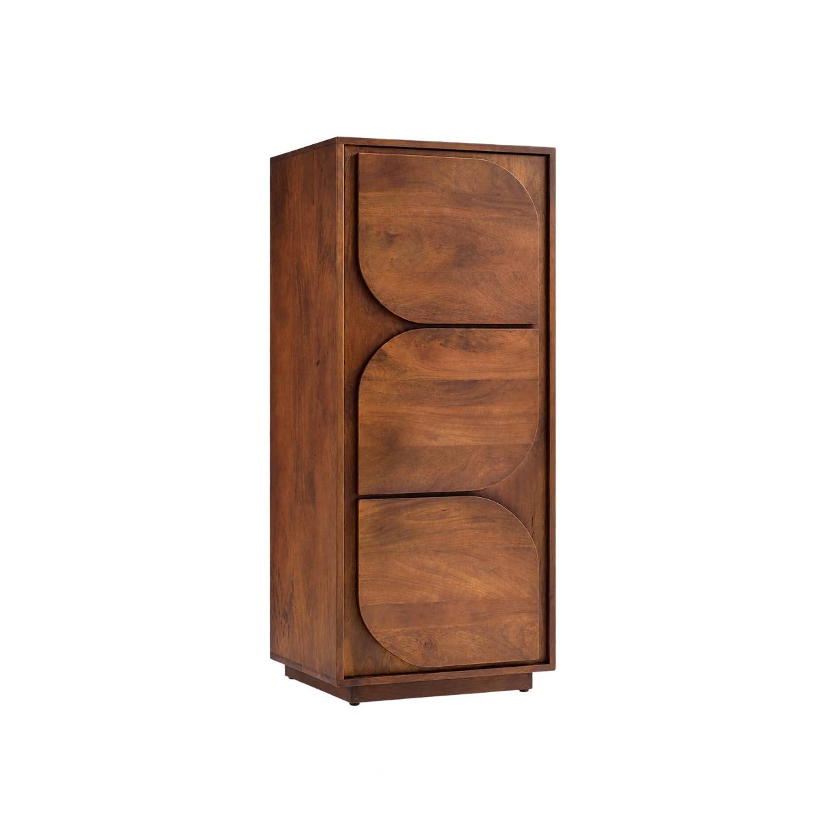 Armoire en bois de manguier LAURENT bois foncé, MADE IN MEUBLES 