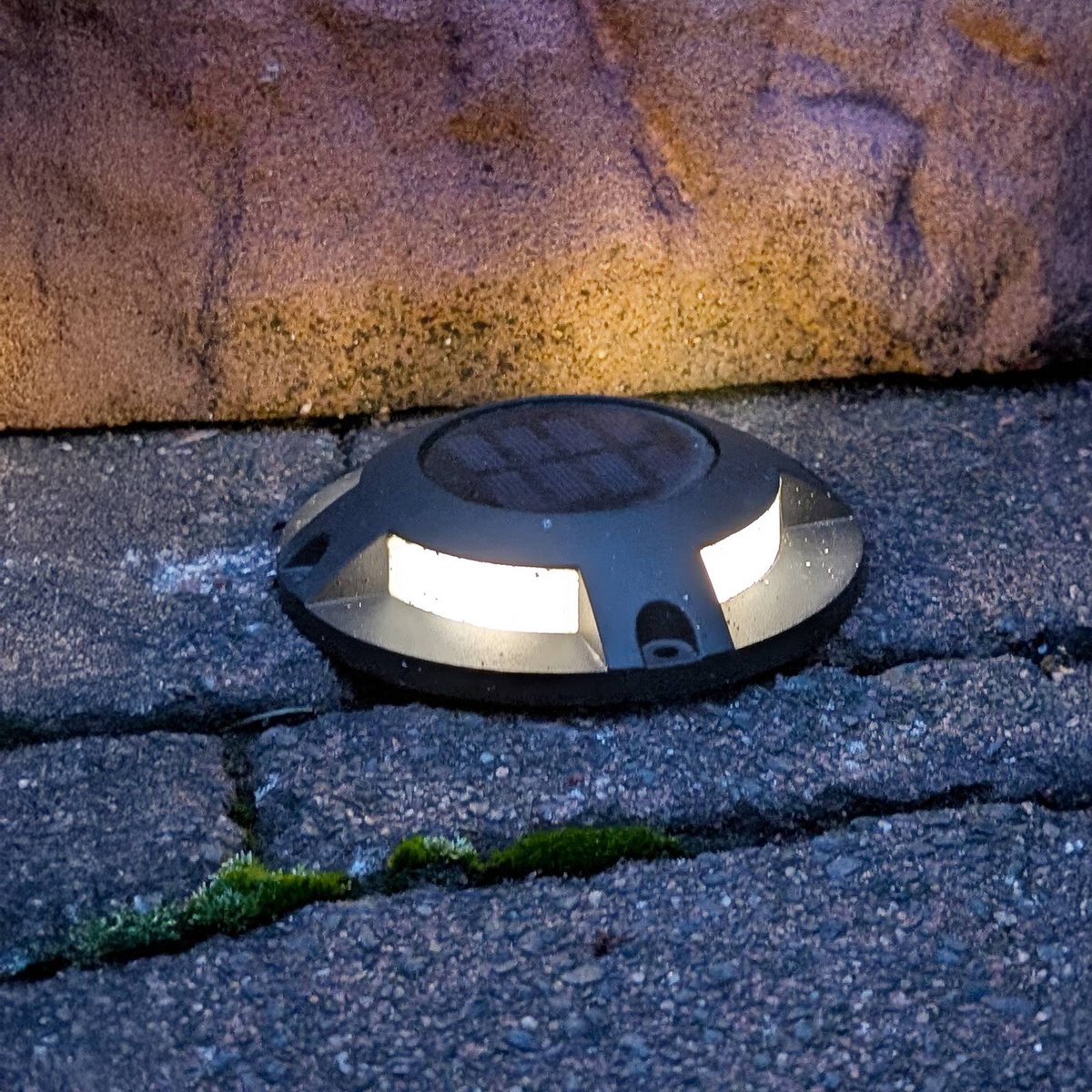 Lampe solaire en aluminium moderneLED anthracite, PRIOS